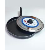 Marmara Avm 32 cm Teflon Kapaklı Balık ve Gözleme Tavası | 32 cm Çap, Teflon Kaplama, Kapaklı Tasarım, Balık Tavası, Gözleme Tavası - Çok Renkli