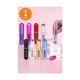 Marmara Avm 5 ml Doldurulabilir Mini Cep Parfüm Şişesi, 4'lü Paket - Çok Renkli - Standart