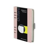 Marmara Avm 6 Halkalı Profesyonel Not Defteri, 17,8 x 22,9 Cm, Doldurulabilir Not Defteri, Fildişi Renkli Kağıt, 100 Yaprak, Pembe Suni Deri Kılıf (90005) - Çok Renkli - Standart - Otomatik