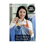 Marmara Avm Askı Delikli Şeffaf Plastik Giysi Kılıfı, 100'LÜ Paket, 70X125 Cm, Toz Geçirmez Elbise Saklama Torbası - Çok Renkli - 10 cm