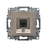 Marmara Avm Eqona Metallıc Antrasıt Numerıs Telefon Prız (Acılı)(Mkz), (Cat3) - Çok Renkli