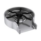 Marmara Avm Faucet Mutfak Lavaboları Için Metal Cam Durulayıcı, Arktik Paslanmaz GR250-AR, Mutfak Lavabo Aksesuarları, Bar Cam Durulayıcı - Çok Renkli