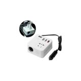 Marmara Avm Hepta Collection Çok Fonksiyonlu USB Araç Invertörü 12V/24V 220V Güç Dönüştürücü - Çok Renkli