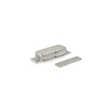 Marmara Avm Mıknatıslı Çıt Çıt Kilit; Paslanmaz, Metal Gövde, Pvc, Kapı, Sineklik, Dolap, Kapak Için, Manyetik Tutucu, Montaj Vidalı, Sessiz, Kolay Açılır, Kapanır Sistem (8,5 Cm, 2 Adet) - Çok Renkli - Standart