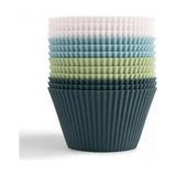 Marmara Avm Muffin Pişirme Kalıbı 12 Adet Silikon Kek Kalıbı Cupcake Çikolata ve Sade Kek (12 Adet) - 10 x 10 cm