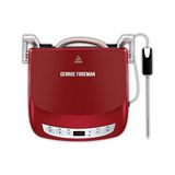 Marmara Avm Precision Fitness Izgara; Akıllı Sıcaklık Sensörü, 5 Farklı Mod, Contact Grill, Panini ve Sandviç Izgara, 29 x 19 cm Izgara Yüzeyi, Kırmızı 24001-56 - Renkli