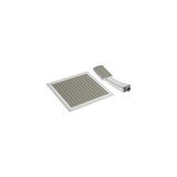 Marmara Avm Quadro Model Banyo Tepe Duş Başlığı Başlık Kireç Kırıcılı Sistem (Ikili Set) - 10 x 10 cm