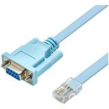 Marmara Avm RJ45 Çevirici Dönüştürücü Adaptör, RS232 Db9 Seri Port Konsol Uyumlu Ethernet Kablosu Görüntü ve Veri Uzatma Aparatı, VGA - Çok Renkli