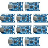 Marmara Avm TP4056 Type-C 1s 3.7V Lipo; Li-Ion Pil Bms Korumalı Şarj Devresi, 10 Adet - Çok Renkli - 1 Adet