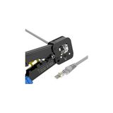 Marmara Avm Yeni Nesil RJ45 Pense EZRJ45 Sıkma Pensesi RJ11 RJ12 RJ45 Ethernet Konektörü Sıkma Kesme Pensesi 10 Adet Yeni Nesil Delikli Jack Hediyeli - Çok Renkli