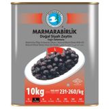 Marmara Birlik Doğal Yağlı Salamura 231-260 KB L Siyah Zeytin 10 KG