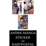 Marmara Çizgi Komi Konuşmaktan Korkuyor 1-2-3 Manga Seti (3 Kitap) / Anime-Manga Sticker ve Kartpostal Hediye