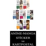 Marmara Çizgi Lone Wolf And Cub 8-9-10-11-12-13-14 Manga Seti (7 Kitap) / Yalnız Kurt ve Yavrusu / Anime-Manga Sticker ve Kartpostal Hediye