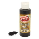 Marmara Qumasch Rich 1606 Siyah 120 ml Eskitme Ahşap Boyası