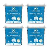 Marmarabirlik Kuru Sele Kurutulmuş Salamura Siyah Zeytin, XS, 400g, 4 Adet
