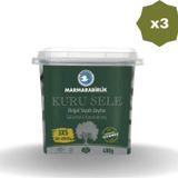 MarmaraBirlik MarmarabiRliK ZeytiN 381-410 Lüks Kuru Sele Pet 400 Gr - (3 Adet)