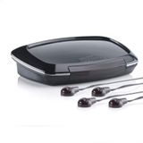 Marmitek Invisible Control Black 4 - Infrared extender | emitter (adhesive) LEDs | 4 devices | receiver - tabletop model