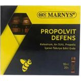 Marnys Propolvit Defens 20 Flakon x 10 ml Kolostrum, Arı Sütü ve Propolis İçeren Takviye Edici Gıda