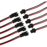 Maroces 5 Adet 2 Pin Sm Jst 2p Kablolu Konnektor Dişi Erkek Takım 20CM - 220v