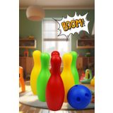 MAROKEN Bowling Oyuncak Seti Mini 7 Parça Takım Set 4 5 6 Yaş Spor Oyunu Ev Bahçe Sokak Eğitici Oyuncaklar
