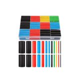 MAROKEN Makaron Seti 560 Parça Renkli Isıyla Daralan Makaron Kablo Tamir Onarım Set Koruyucu Kılıf Cırt Cırt