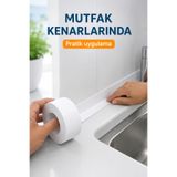 MAROKEN Su Sızdırmaz Geçirmez Bant Küvet Lavabo Kenar Bandı Küvet Duş 3,2 M X 38 Mutfak Tuvalat Duş Band