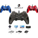MAROOBLE Kablolu Gamepad Uyumlu Pc Tv Ps1 Ps2 Ps3 USB Oyun Kolu - Siyah