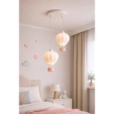 Marpa Lights İsimli Kız Erkek Çocuk ve Bebek Odası 2 li Balon Avize Kişiye Özel Tavan Lambası E27(Bioplastik)