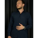 Marrakech Rahat Kalıp Gömlek - Lacivert - S
