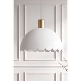 Marrien Bella Gold Sarkıt Avize, Bohem Tavan Lambası ve Salon Mutfak Aydınlatması - Beyaz - 30 cm - Modern Dekoratif Tavan Armatürü