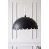 Marrien Bella Sarkıt Avize, Bohem Tavan Lambası ve Salon Mutfak Aydınlatması - Siyah - 30 cm - Modern Dekoratif Tavan Armatürü