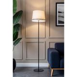 Marrien Cora Luxury Zemin Lambaderi, Modern Salon ve Oturma Odası Köşe Aydınlatması - Siyah - 145 cm – Ayaklı Lambader, Zemin Lambası, Okuma Köşesi için Modern Yer Lambası