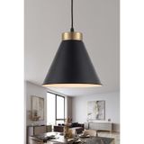 Marrien Liva Gold Metal Sarkıt Avize, Bohem Tavan Lambası ve Salon Oturma Odası Aydınlatması - Siyah - 20 cm – Modern Dekoratif Avize, Tavan Aydınlatması