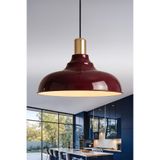 Marrien Lora Gold Sarkıt Avize, Bohem Tavan Lambası ve Salon Mutfak Aydınlatması - Bordo - 33 cm - Modern Dekoratif Tavan Armatürü