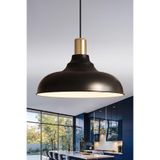 Marrien Lora Gold Sarkıt Avize, Bohem Tavan Lambası ve Salon Mutfak Aydınlatması - Siyah - 33 cm - Modern Dekoratif Tavan Armatürü