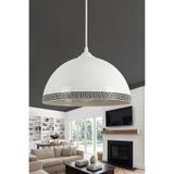 Marrien Luna Luxury Metal Sarkıt Avize, Bohem Tavan Lambası ve Salon Oturma Odası Aydınlatması - Krem - 30 cm – Modern Dekoratif Avize, Tavan Aydınlatması