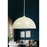 Marrien Luna Metal Sarkıt Avize, Bohem Tavan Lambası ve Salon Oturma Odası Aydınlatması - Krem - 30 cm – Modern Dekoratif Avize, Tavan Aydınlatması