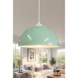 Marrien Luna Metal Sarkıt Avize, Bohem Tavan Lambası ve Salon Oturma Odası Aydınlatması - Mint Yeşili - 30 cm – Modern Dekoratif Avize, Tavan Aydınlatması