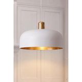 Marrien Marella Gold Sarkıt Avize, Bohem Tavan Lambası ve Salon Mutfak Aydınlatması - Beyaz Gold - 30 cm - Modern Dekoratif Tavan Armatürü