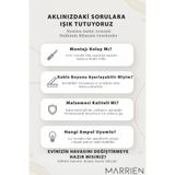 Marrien Nova Luxury Metal Sarkıt Avize, Bohem Tavan Lambası ve Salon Oturma Odası Aydınlatması - Krem - 35 cm – Modern Dekoratif Avize, Tavan Aydınlatması