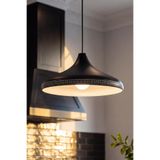 Marrien Nova Luxury Metal Sarkıt Avize, Bohem Tavan Lambası ve Salon Oturma Odası Aydınlatması - Siyah - 35 cm – Modern Dekoratif Avize, Tavan Aydınlatması