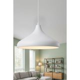 Marrien Nova Metal Sarkıt Avize, Bohem Tavan Lambası ve Salon Oturma Odası Aydınlatması - Beyaz - 35 cm – Modern Dekoratif Avize, Tavan Aydınlatması