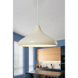 Marrien Nova Metal Sarkıt Avize, Bohem Tavan Lambası ve Salon Oturma Odası Aydınlatması - Krem - 35 cm – Modern Dekoratif Avize, Tavan Aydınlatması