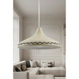 Marrien Nova Tulip Metal Sarkıt Avize, Bohem Tavan Lambası ve Salon Oturma Odası Aydınlatması - Krem - 35 cm – Modern Dekoratif Avize, Tavan Aydınlatması