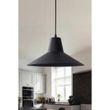 Marrien Ruby Metal Sarkıt Avize, Bohem Tavan Lambası ve Salon Oturma Odası Aydınlatması - Siyah - 30 cm – Modern Dekoratif Avize, Tavan Aydınlatması