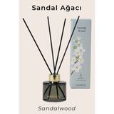 Marrien Sandalwood Çubuklu Oda Kokusu 100 ml- Kalıcı ve Dekoratif Odunsu & Baharatlı Notalar
