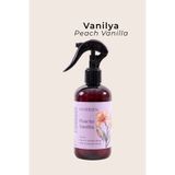 Marrien Vanilla Peachy Oda Ve Çamaşır Spreyi 250 ml- Kalıcı ve Dekoratif | Vanilya & Şeftali Notaları