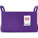 Marrons Home Katlanabilir Saklama Sepeti - Küçük Boy - Mor