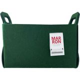 Marrons Home Katlanabilir Saklama Sepeti - Orta Boy - Koyu Yeşil