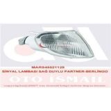 MARS 521129 SİNYAL LAMBASI SAĞ PARTNER 96- / BERLINGO 96- DUYLU